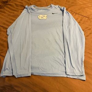 UNC Nike Dri-fit Long Sleeve Shirt
